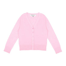 Load image into Gallery viewer, Girls Long Sleeve V neck Sweater Cardigan