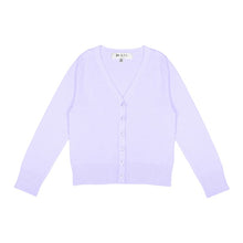 Load image into Gallery viewer, Girls Long Sleeve V neck Sweater Cardigan