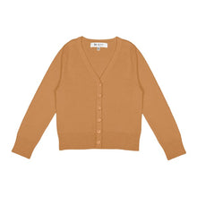 Load image into Gallery viewer, Girls Long Sleeve V neck Sweater Cardigan