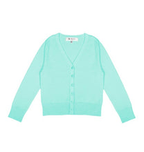 Load image into Gallery viewer, Girls Long Sleeve V neck Sweater Cardigan