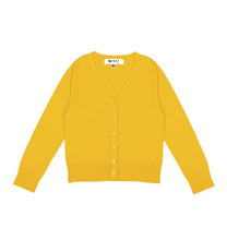 Load image into Gallery viewer, Girls Long Sleeve V neck Sweater Cardigan