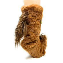 Load image into Gallery viewer, Horse Play - Kids' Plush Animal Slipper Socks