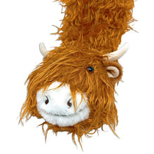 Load image into Gallery viewer, Highland Cattel - Kids' Plush Animal Slipper Socks