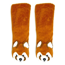 Load image into Gallery viewer, Red Panda - Kids' Plush Animal Slipper Socks