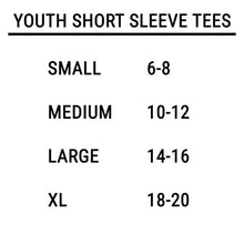 Load image into Gallery viewer, Happy Stacked Youth Short Sleeve Tee
