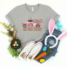 Load image into Gallery viewer, On The Hunt Truck Pink Youth Short Sleeve Tee
