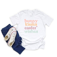 Load image into Gallery viewer, Bunny Kisses Easter Wishes Youth Graphic Tee
