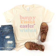 Load image into Gallery viewer, Bunny Kisses Easter Wishes Youth Graphic Tee
