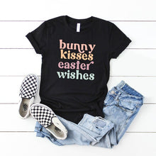 Load image into Gallery viewer, Bunny Kisses Easter Wishes Youth Graphic Tee
