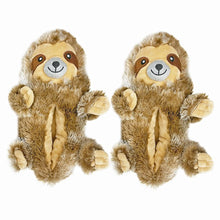 Load image into Gallery viewer, Sloth Hugs - Kids Fluffy House Slippers Shoes
