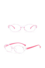 Load image into Gallery viewer, Kids Oval Slim Round Blue Light Blocker Glasses
