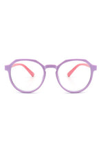 Load image into Gallery viewer, Kids Round Geometric Blue Light Blocker Glasses
