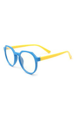 Load image into Gallery viewer, Kids Round Geometric Blue Light Blocker Glasses
