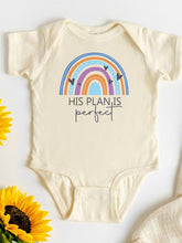 Load image into Gallery viewer, His Plan is Perfect Baby Onesie
