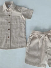 Load image into Gallery viewer, Beige Chambray Set
