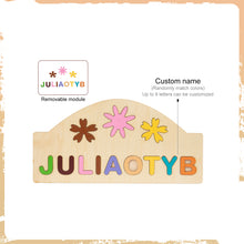 Load image into Gallery viewer, Personalized Baby Name Wooden Puzzle Toy
