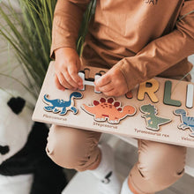 Load image into Gallery viewer, Personalized Baby Name Wooden Puzzle Toy
