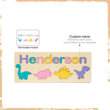 Load image into Gallery viewer, Personalized Baby Name Wooden Puzzle Toy
